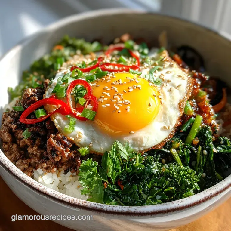 Korean Ground Beef Bowl: 20-Minute Fusion