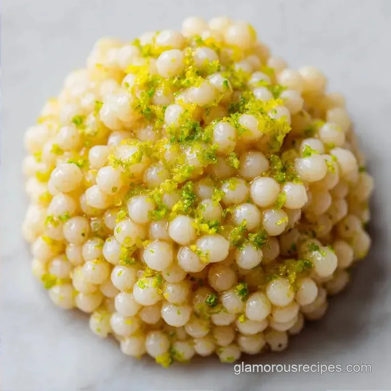Lemon Pearl Couscous Salad: Zesty and Fresh