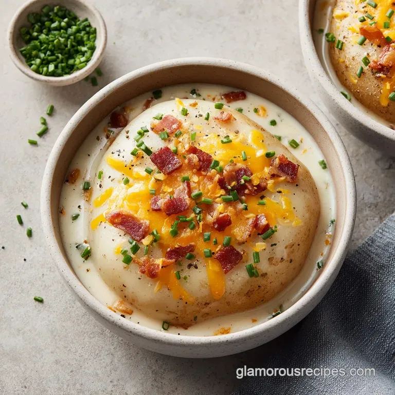 Slow Cooker Loaded Baked Potato Soup: Velvety and Rich