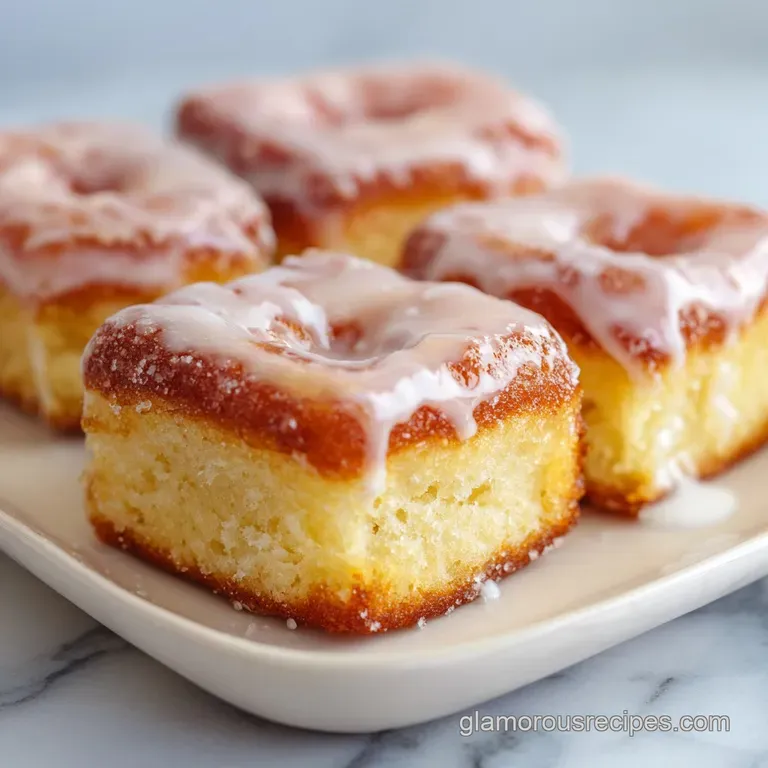 Maple Donut Bars: Baked Brioche Style