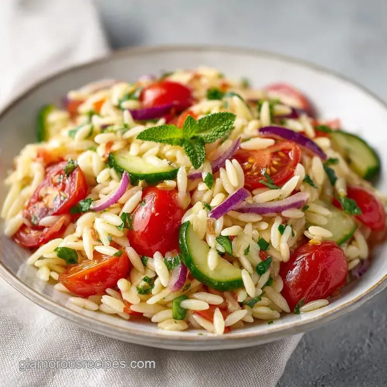 Mediterranean Orzo Salad: Fresh and Healthy