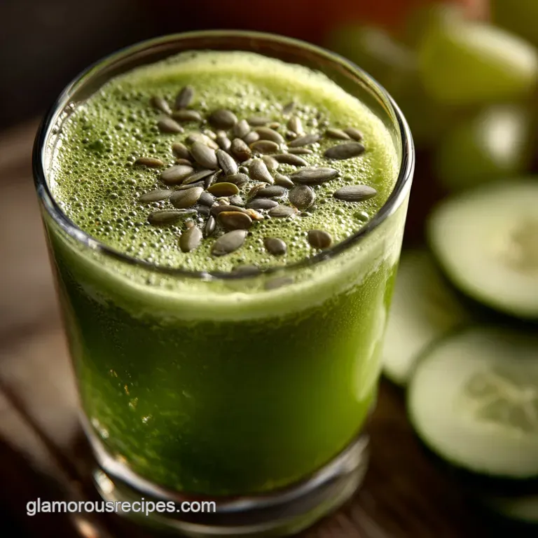Juicing Recipes: Morning Glory Green Elixir (Energy Detox) presentation