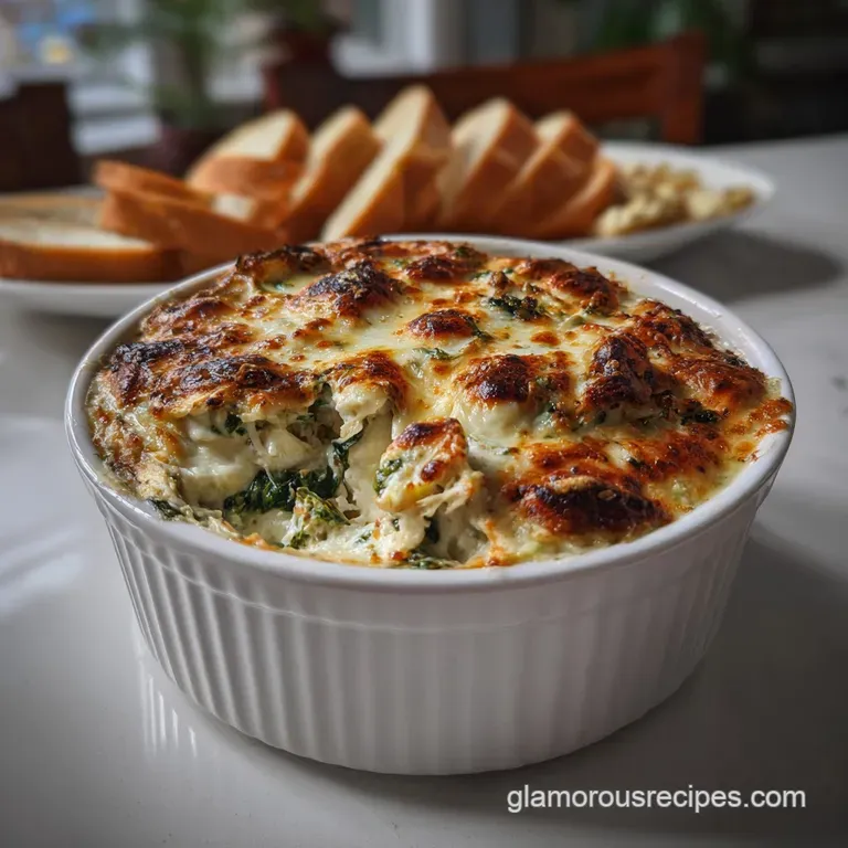 Easy Make Ahead NYE Party Food Spinach Dip