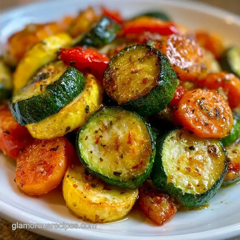 Caramelized Oven Baked Squash Medley