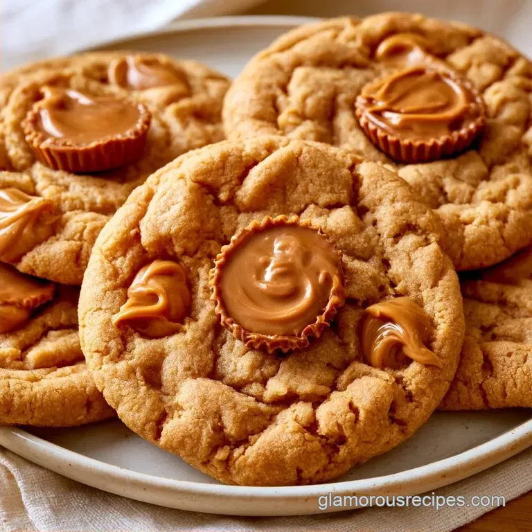 Peanut Butter Cup Christmas Cookies: Fudgy and Salted