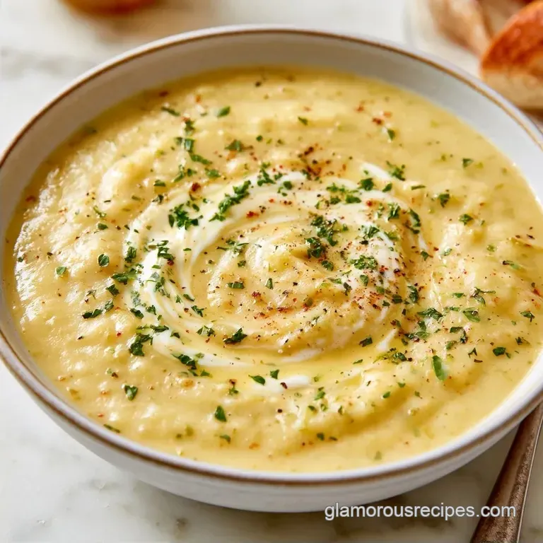 Creamy Potato Soup With Greek Yogurt