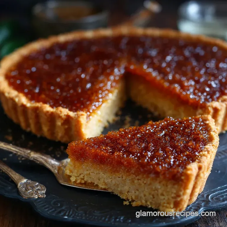 VintageGrandma Recipes for Proper British Golden Syrup Treacle Tart