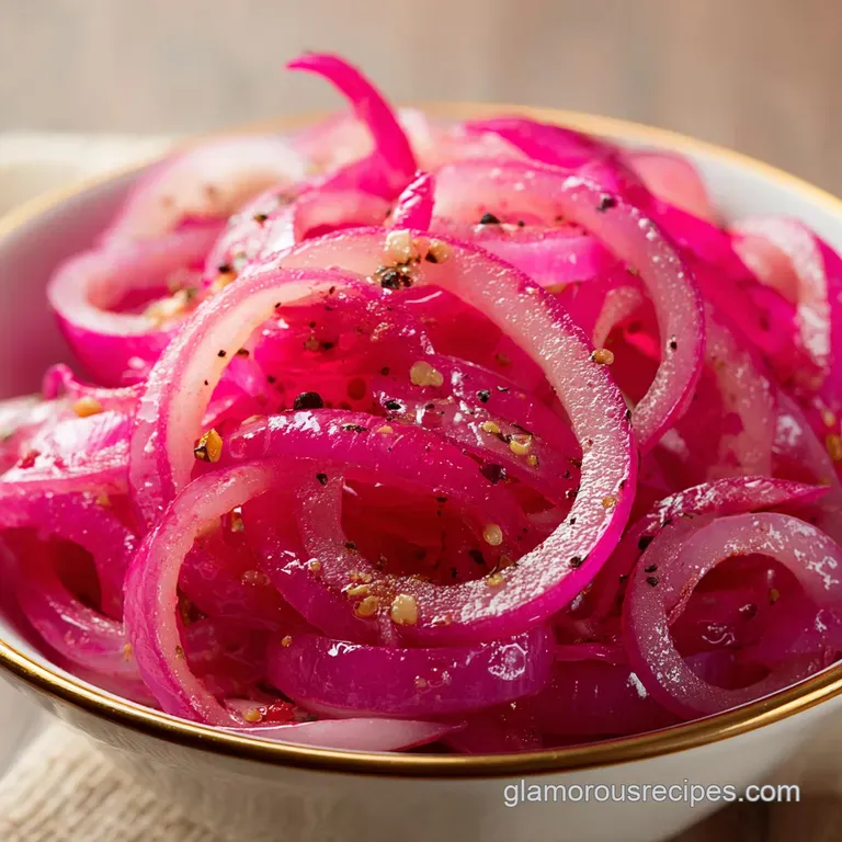 Pickled Onion Secret: The Speedy Crunchy Red Onions Ready in 1 Hour