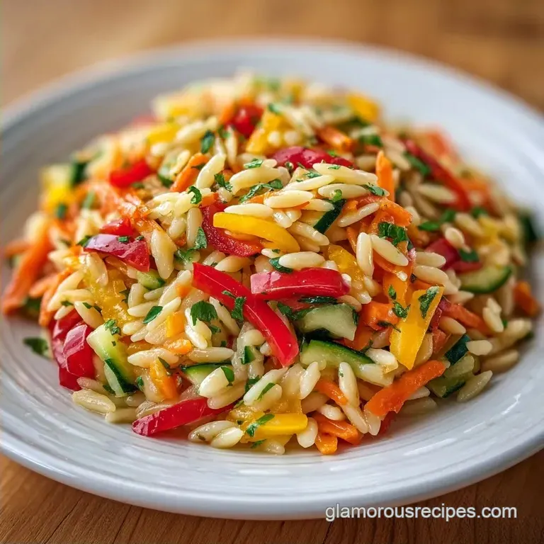 Rainbow Orzo Salad: Failure-Proof and Fresh