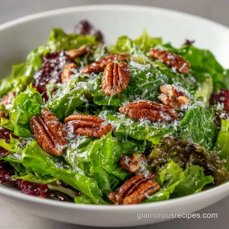 Fresh mixed greens and halved cherry tomatoes arranged artfully on a slate plate with a light olive oil drizzle.