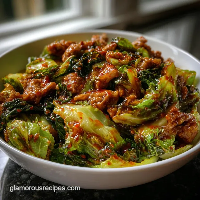 Napa Cabbage Recipes: Korean Pork Stir-Fry