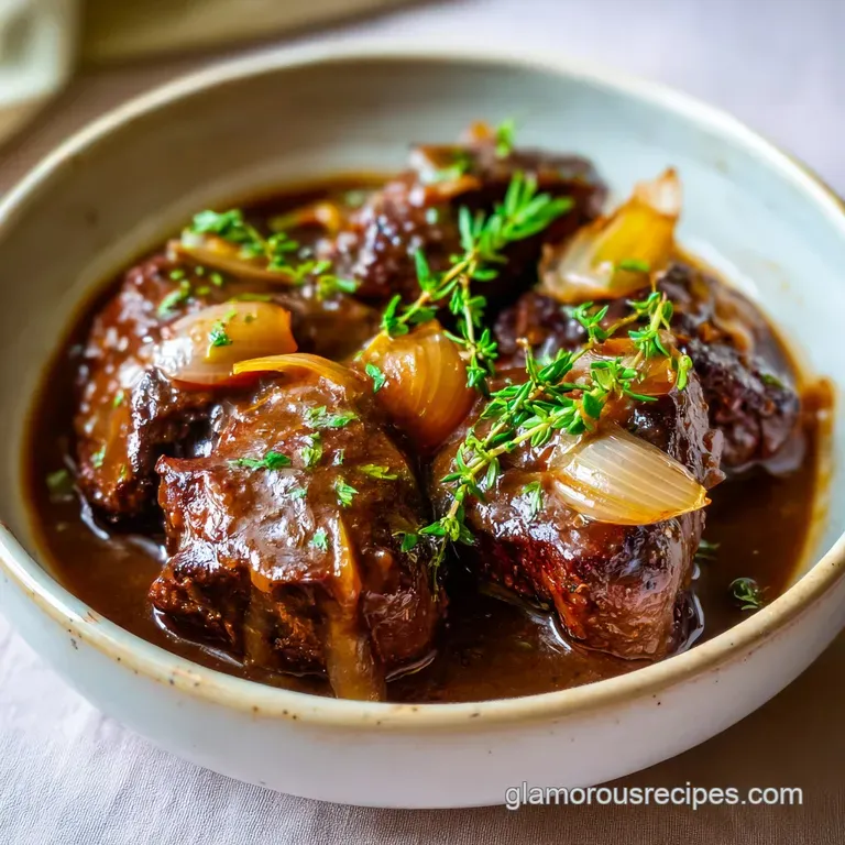 Tender slices of liver and caramelized onions arranged artfully on a plate, ready to enjoy with creamy mashed potatoes.