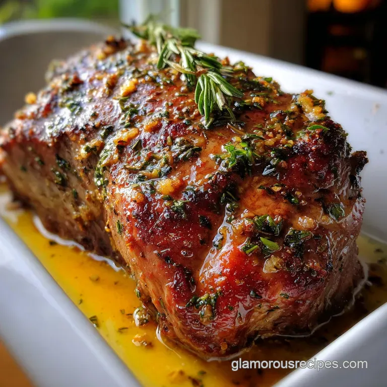 Sirloin Tip Roast: Classic Tender Oven Roast presentation