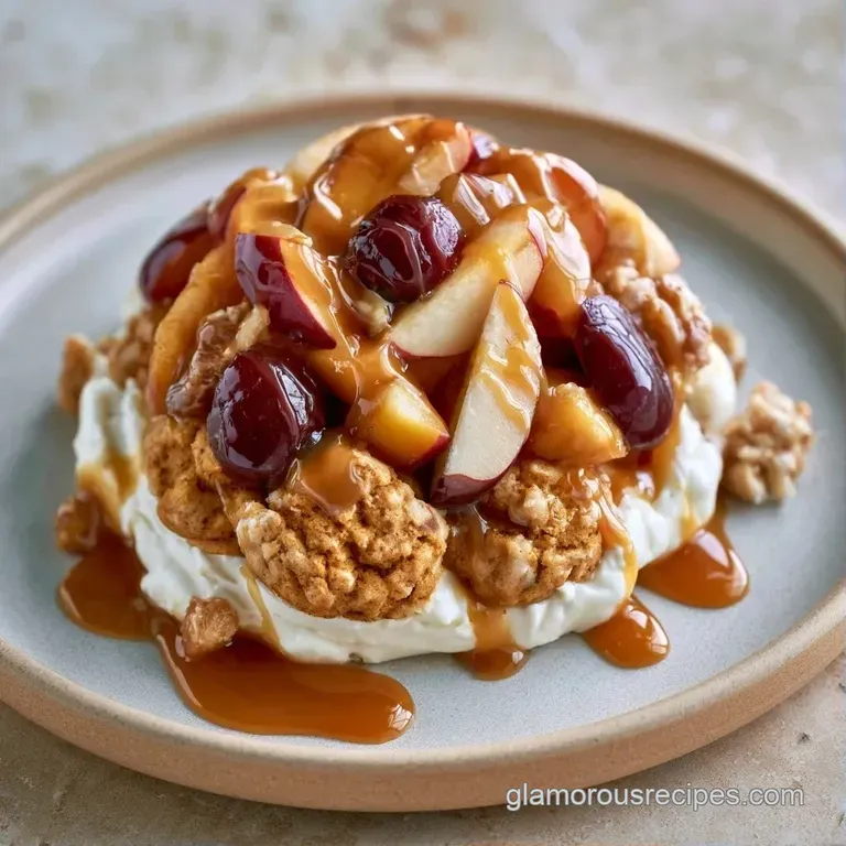 Artfully arranged autumn treats with orange pumpkin squares and deep red berries on a rustic dark wood serving board.