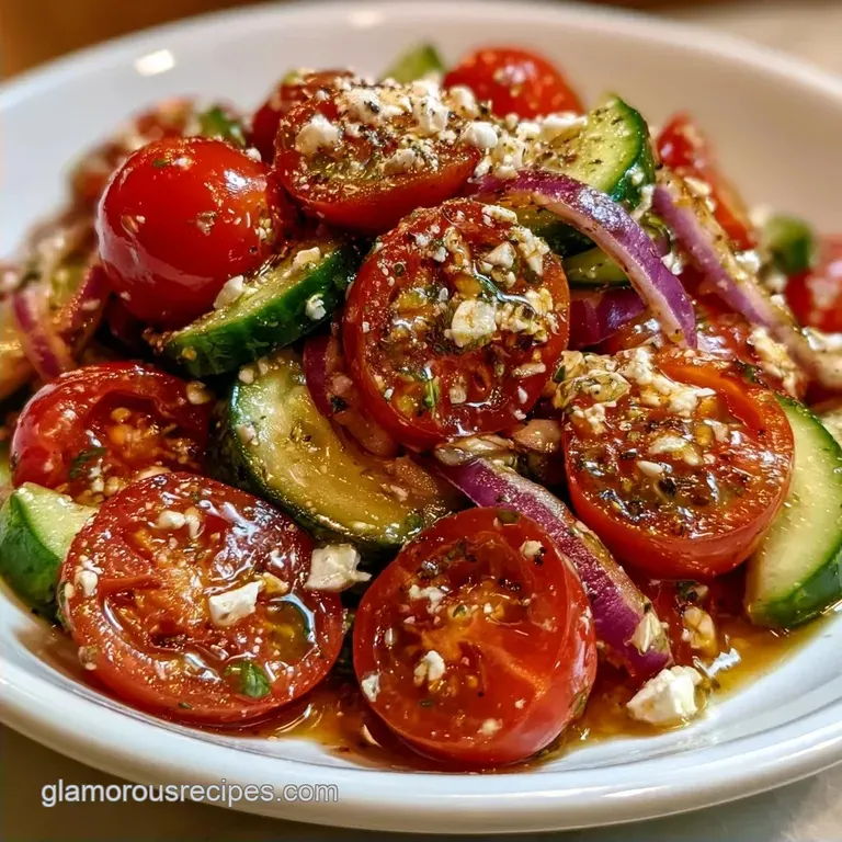Mediterranean Tomato Feta Salad