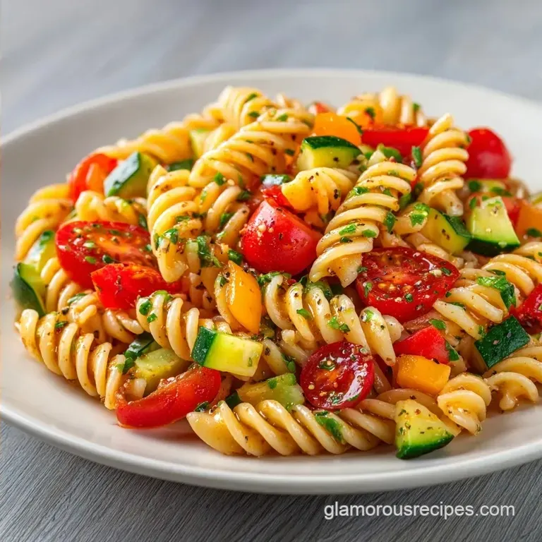 Cold Pasta Salad: Tangy and Crunchy