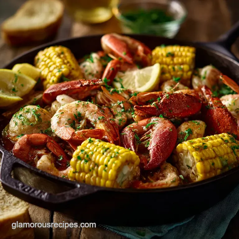 The Ultimate Low Country Boil: Southern Seafood Bash presentation