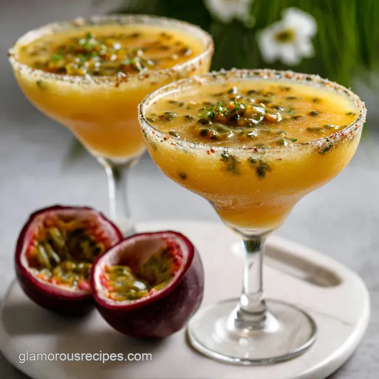 Pornstar Martini: the Ultimate Tropical Fizz Cocktail Recipe presentation