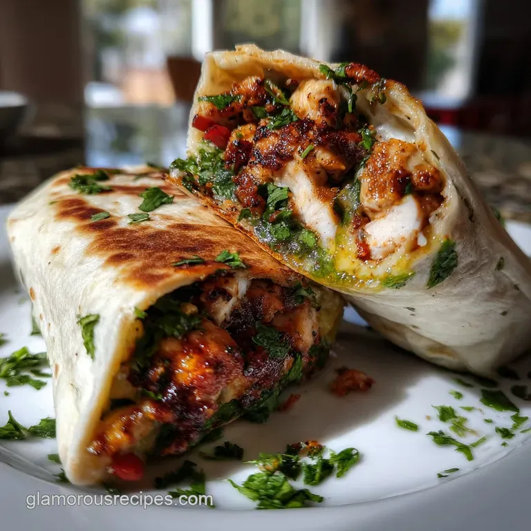 Chicken Burrito: Ultimate Spiced Cilantro-Lime