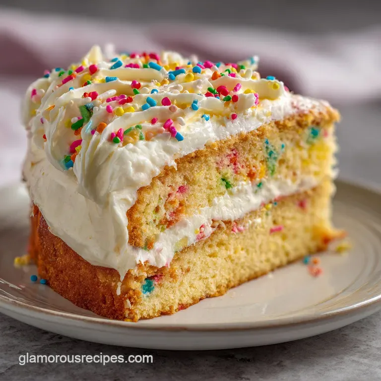 Vanilla Dream Cake with Toasted Coconut