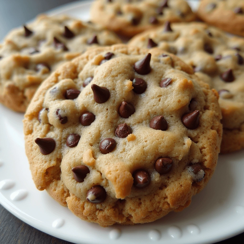 Close-up of a bowl of chocolate chips and cookie ingredients with a whisk.